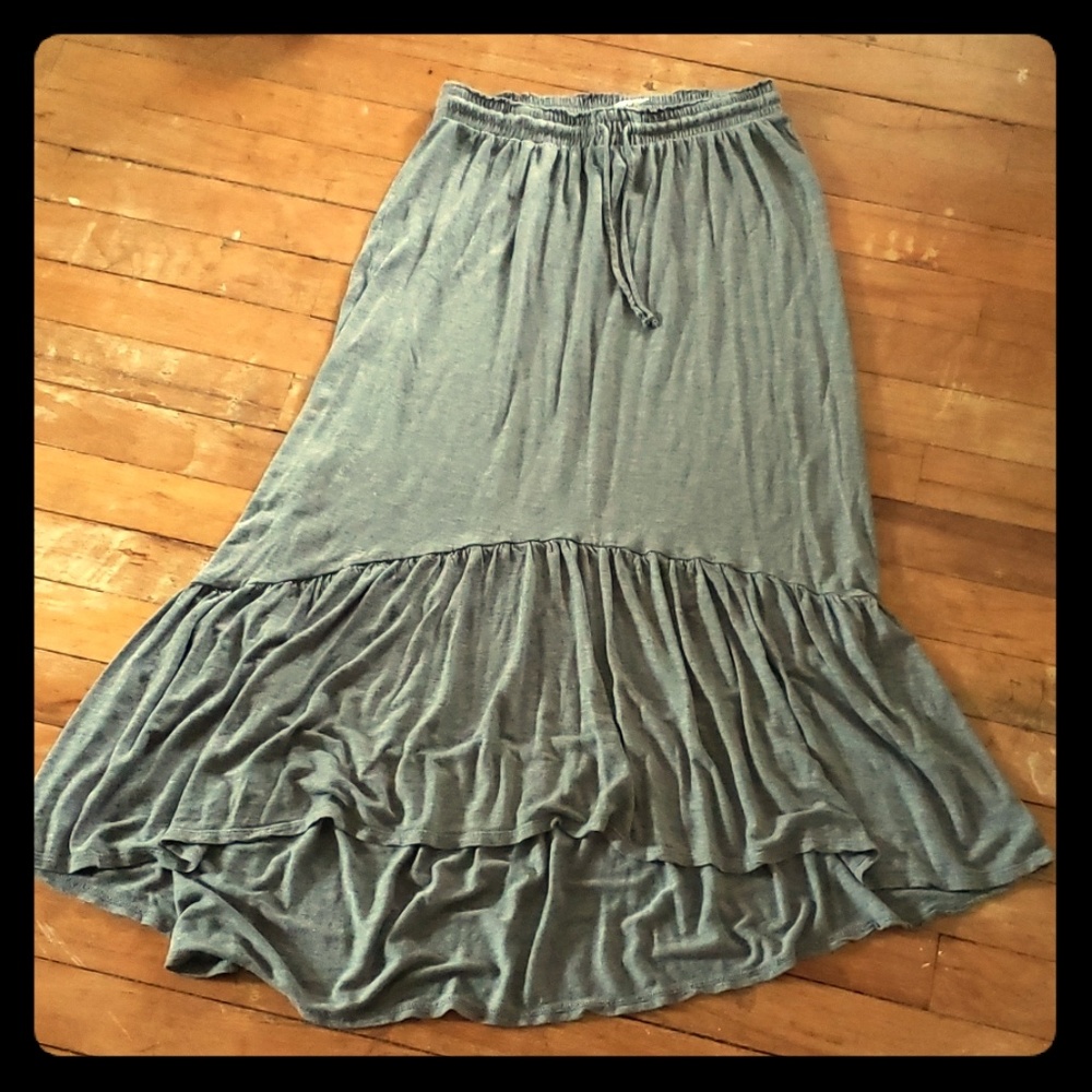 Grey Aeropostale maxi skirt